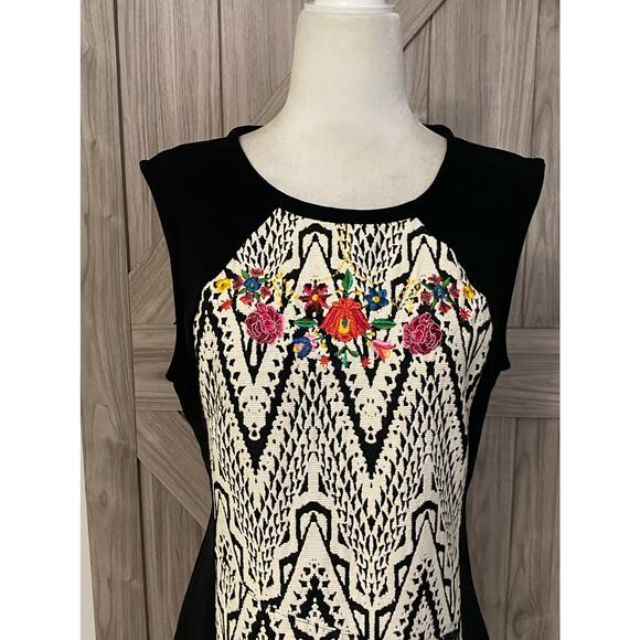Desigual Oregon woman black and white dress size 40 - Picture 4 of 8